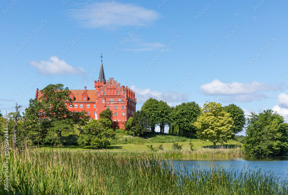 Castle at Tranekær, Langeland, Denmark