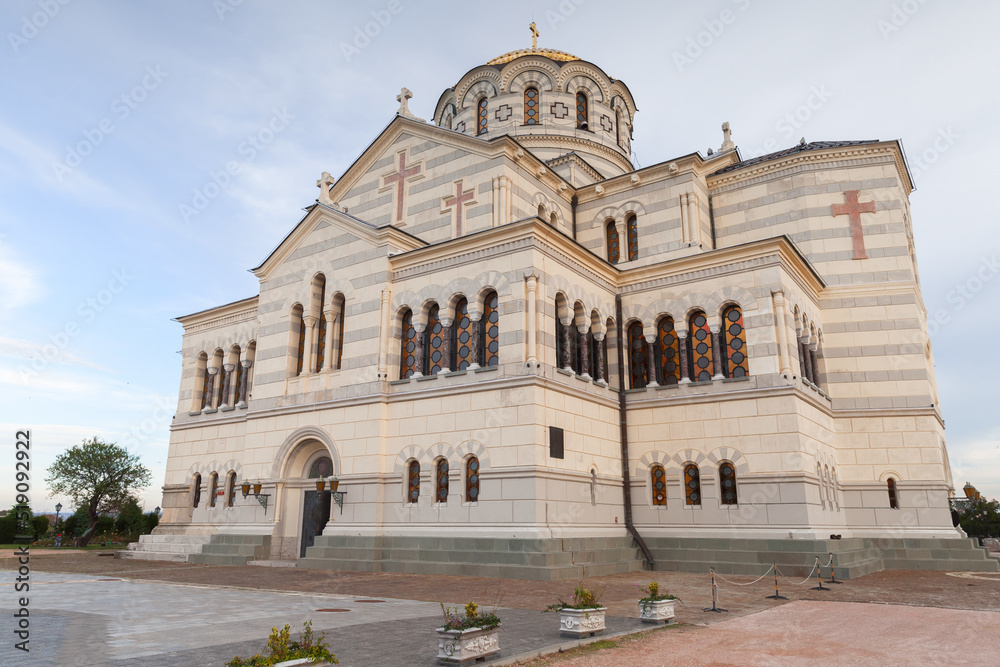 Exterior of Saint Vladimir Cathedral, Sevastopol, Crimea