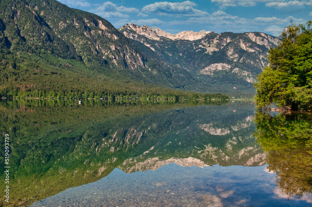 Lake Bohinj reflections, Slovenia