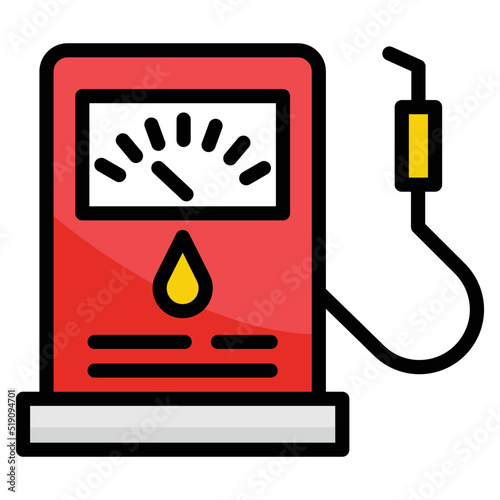 petrol station Vector icon which is suitable for commercial work

