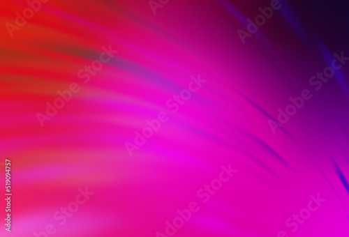 Light Purple, Pink vector blurred shine abstract background.