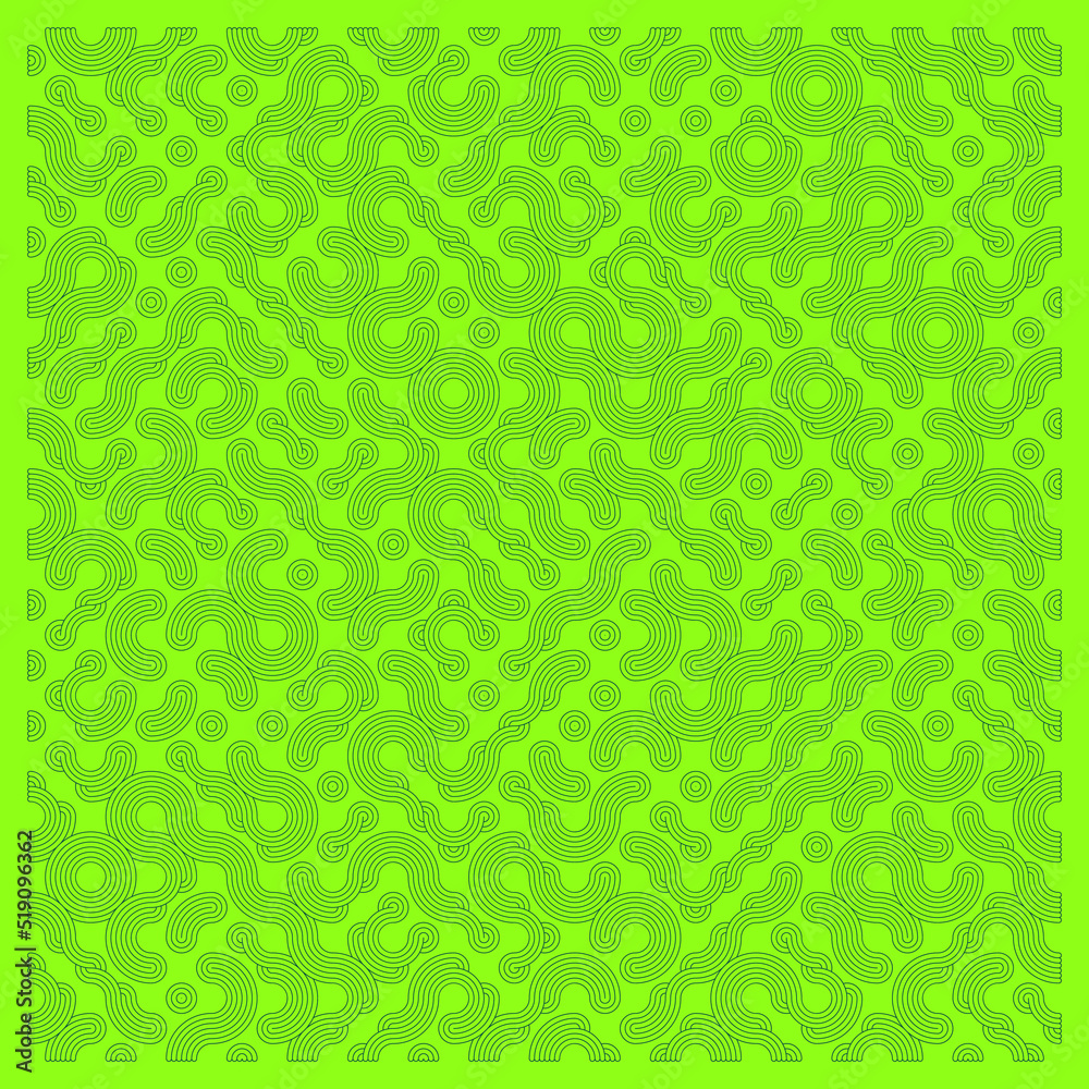 Color truchet tiling connections illustration Color truchet tiling connections illustration