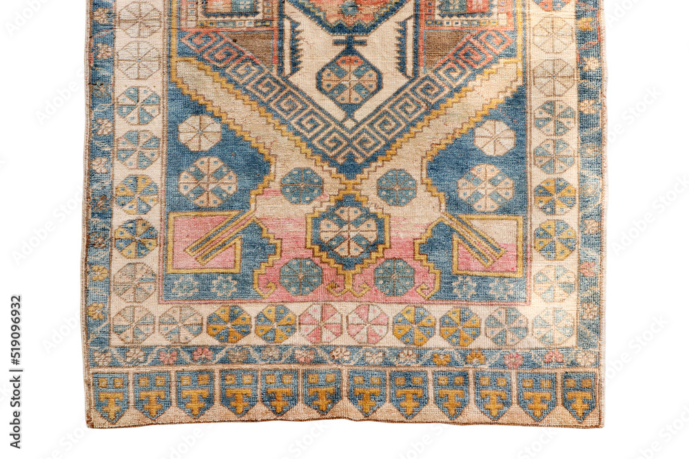 Hand woven antique Turkish carpet