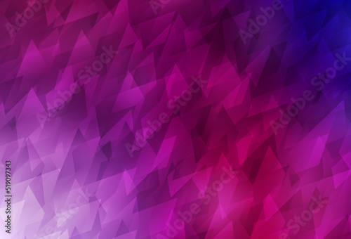 Dark Purple, Pink vector background with rectangles.