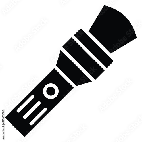 torch light Vector icon which is suitable for commercial work

