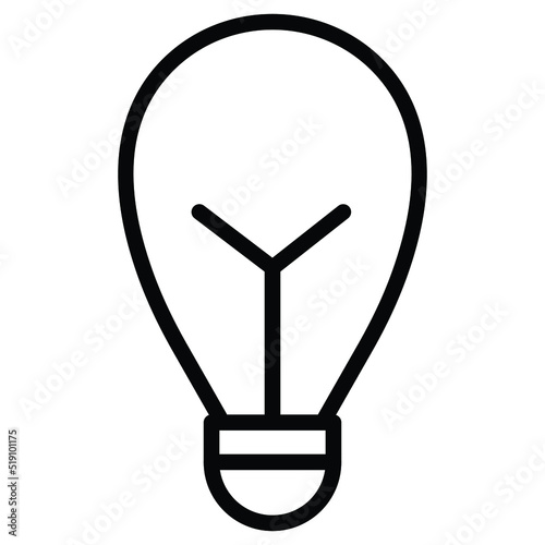 light Bulb Vector icon which is suitable for commercial work 