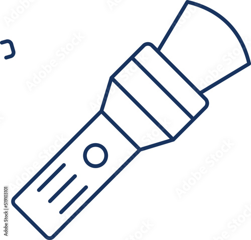 torch light Vector icon which is suitable for commercial work

