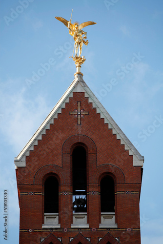Canvastavla Saint Michael's church spire