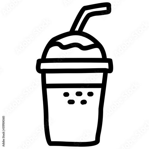 handdrawn frappe icon