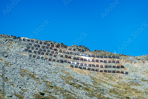 The ridge on the Lomnicke saddle in the High Tatras photo