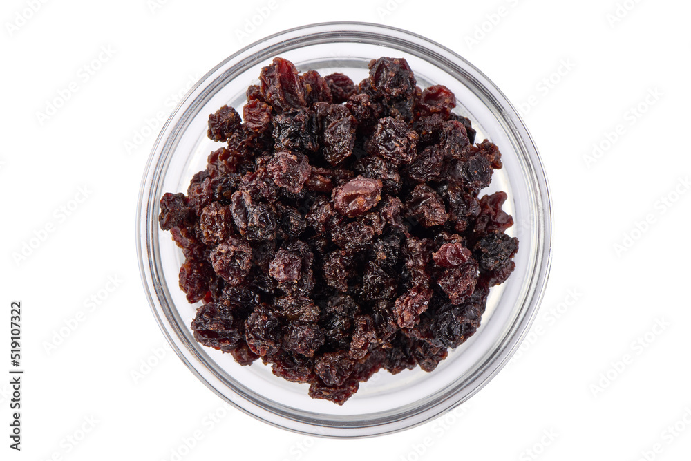 Zante currants. Small raisins. Dried fruits of the small, sweet, seedless grape cultivar Black Corinth, Vitis vinifera. Food photo. Zante currants. Small raisins. Dried fruits of the small, sweet, seedless grape cultivar Black Corinth, Vitis vinifera. Food photo.