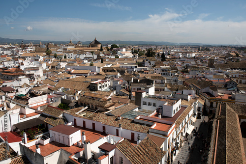Panoramic view of Córdoba Spain. Aerial photography of Córdoba.