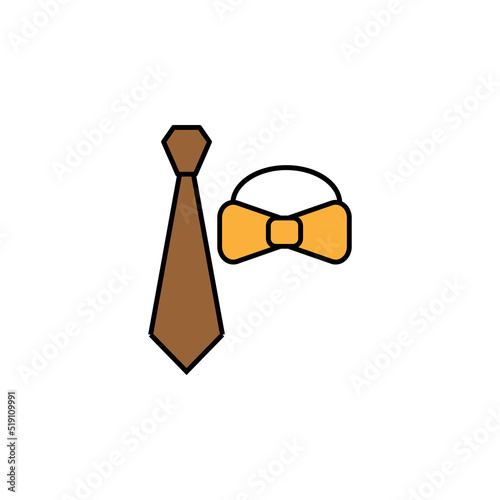 tie, cravat line icon. Elements of wedding illustration icons. Signs, symbols can be used for web, logo, mobile app, UI, UX