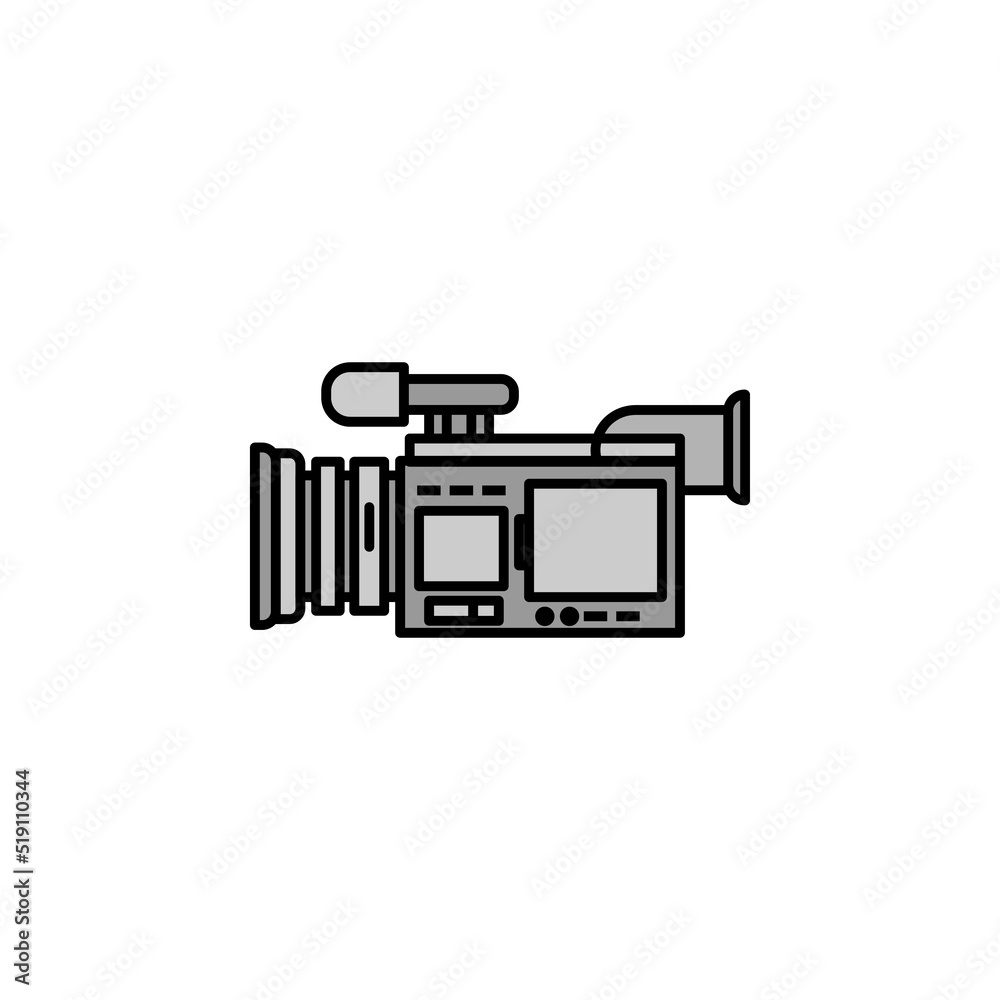 camera, video camera line icon. Elements of wedding illustration icons. Signs, symbols can be used for web, logo, mobile app, UI, UX camera, video camera line icon. Elements of wedding illustration icons. Signs, symbols can be used for web, logo, mobile app, UI, UX