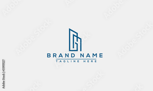 Logo design letter GM . Elegant modern. Vector template.