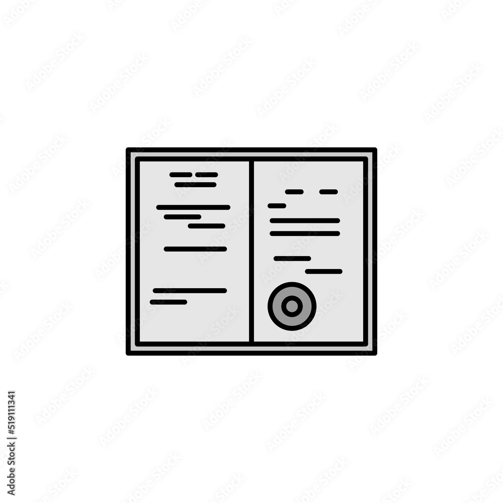 wedding certificate line icon. Elements of wedding illustration icons. Signs, symbols can be used for web, logo, mobile app, UI, UX wedding certificate line icon. Elements of wedding illustration icons. Signs, symbols can be used for web, logo, mobile app, UI, UX