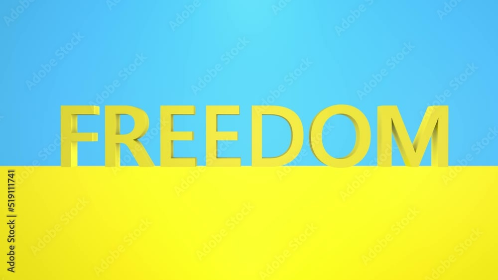 3D animation of the text 3D animation of the text