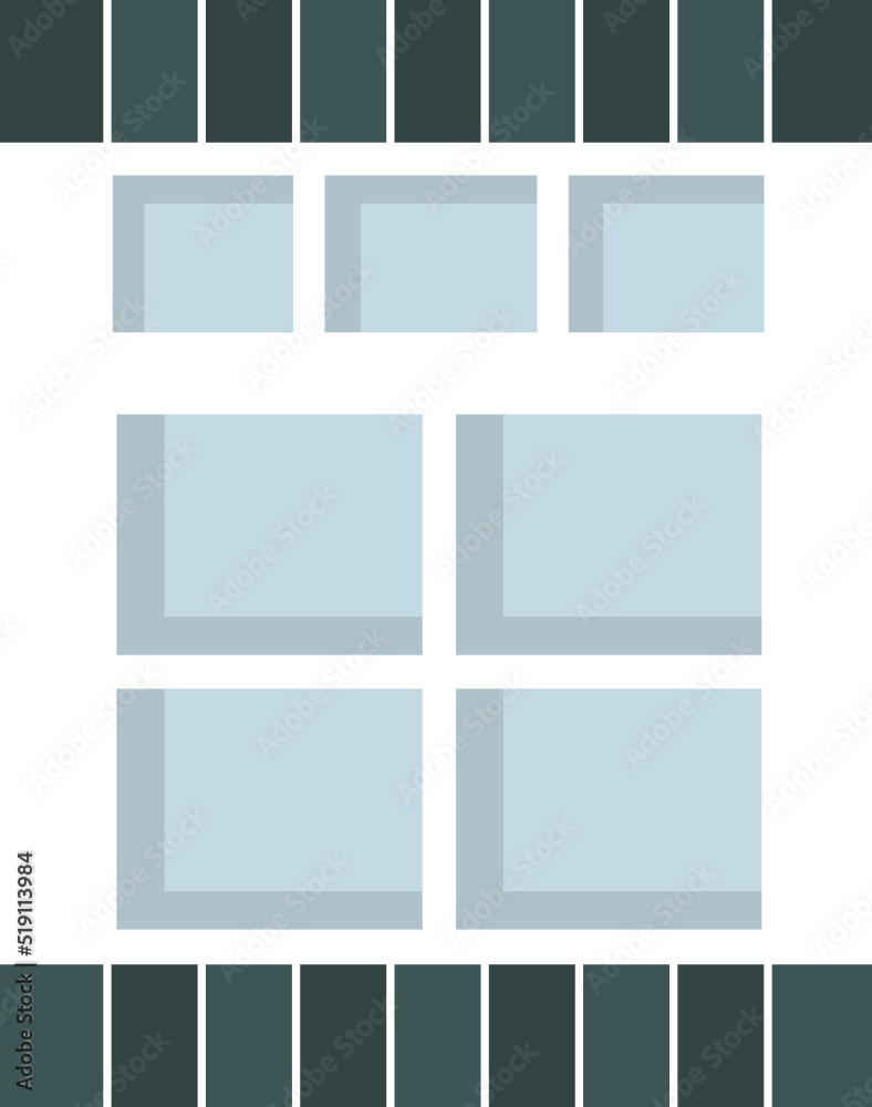Obraz premium window design illustration isolated with no background 