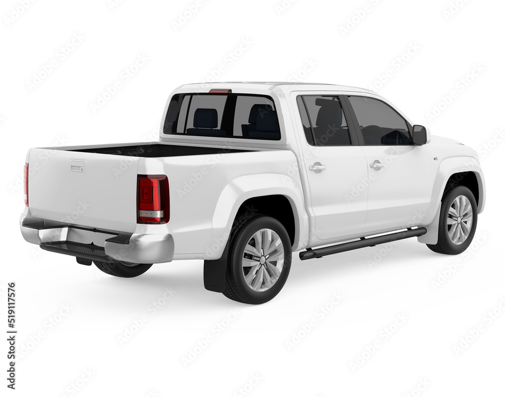 Pickup Truck Isolated