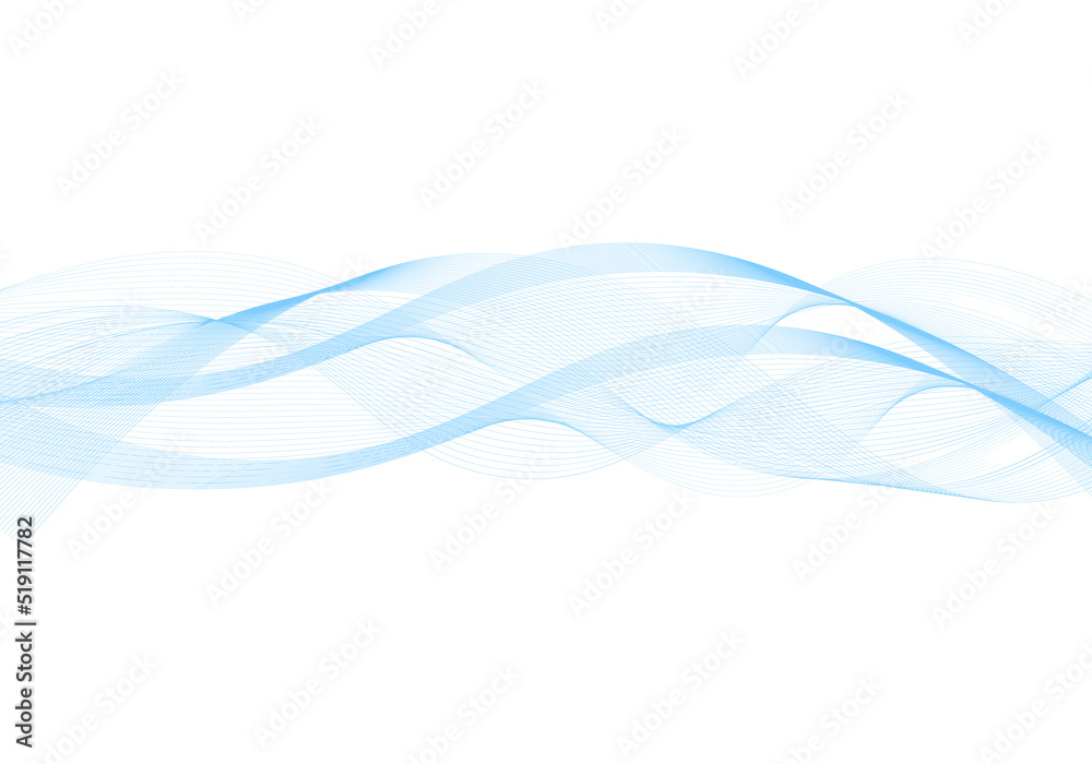 Abstract color wave background. Vector illustration