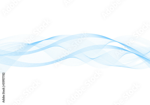 Abstract color wave background. Vector illustration
