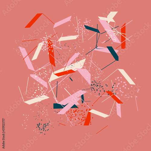 Scandi Art Made With Scandinavian Inspired Graphics Using Abstract Vector Geometric Shapes © bloomicon