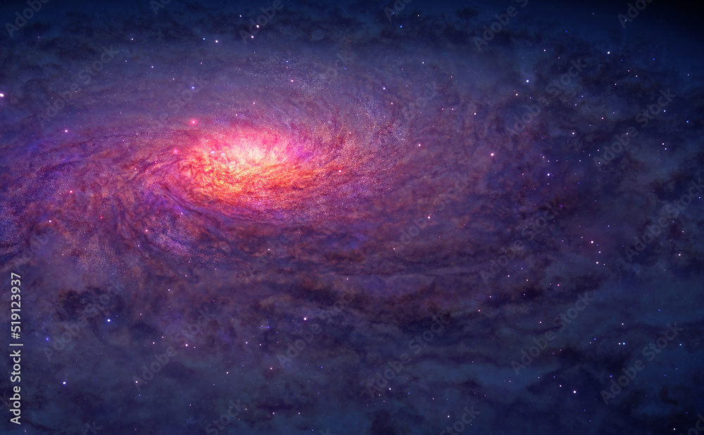 Space galaxy background