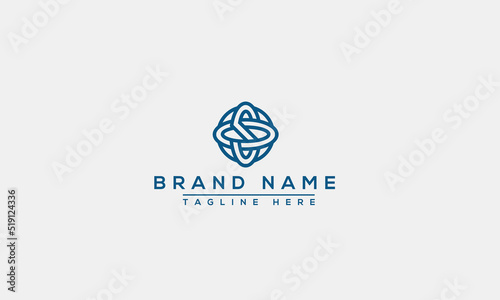 Logo design letter OS . Elegant modern. Vector template.