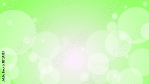 sparkling or twinkle light green shiny bubbles abstract background.