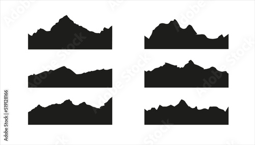 mountains silhouette