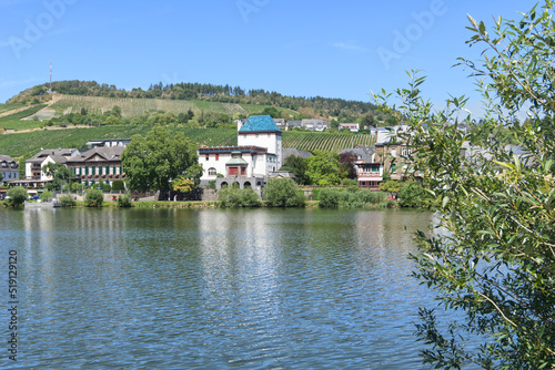 Die berühmte Jugendstilvilla Nollen in Traben-Trarbach an der Mosel. Erbaut vom Berliner Architekten Bruno Möhring
