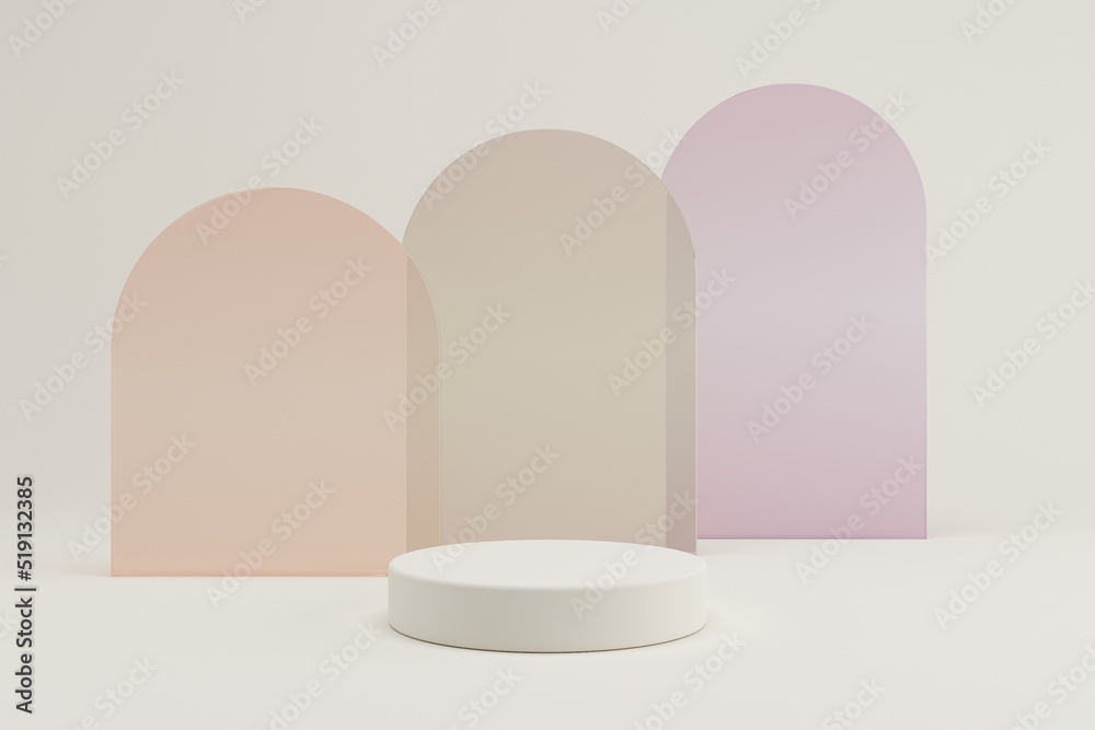 Abstract minimal scene, design for cosmetic or product display podium 3d render. Abstract minimal scene, design for cosmetic or product display podium 3d render.