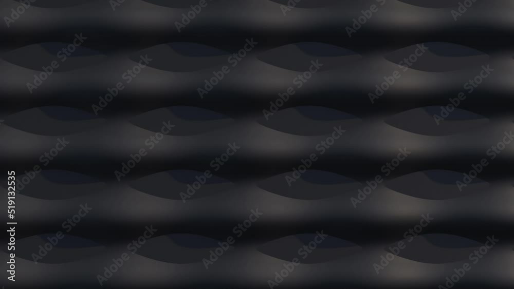 Black metal texture steel pattern. Grey line curve design on abstract black background. Dark horizontal template or banner, business backdrop. 3D illustration Black metal texture steel pattern. Grey line curve design on abstract black background. Dark horizontal template or banner, business backdrop. 3D illustration