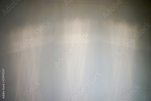 Empty white wall with 3 spot lights for background wallpaper