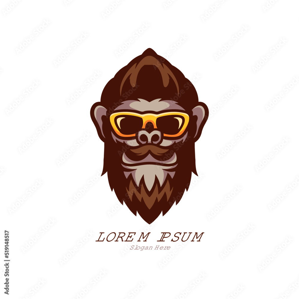 Funky Monkey Character Logo Funky Monkey Character Logo