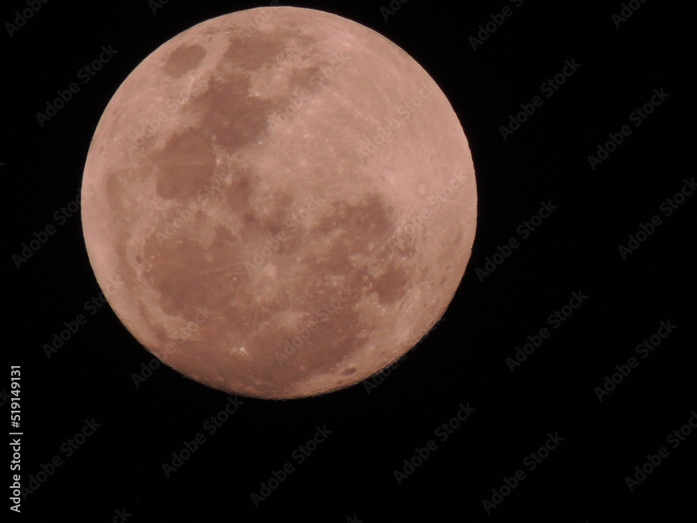 Fototapeta premium full moon over black
