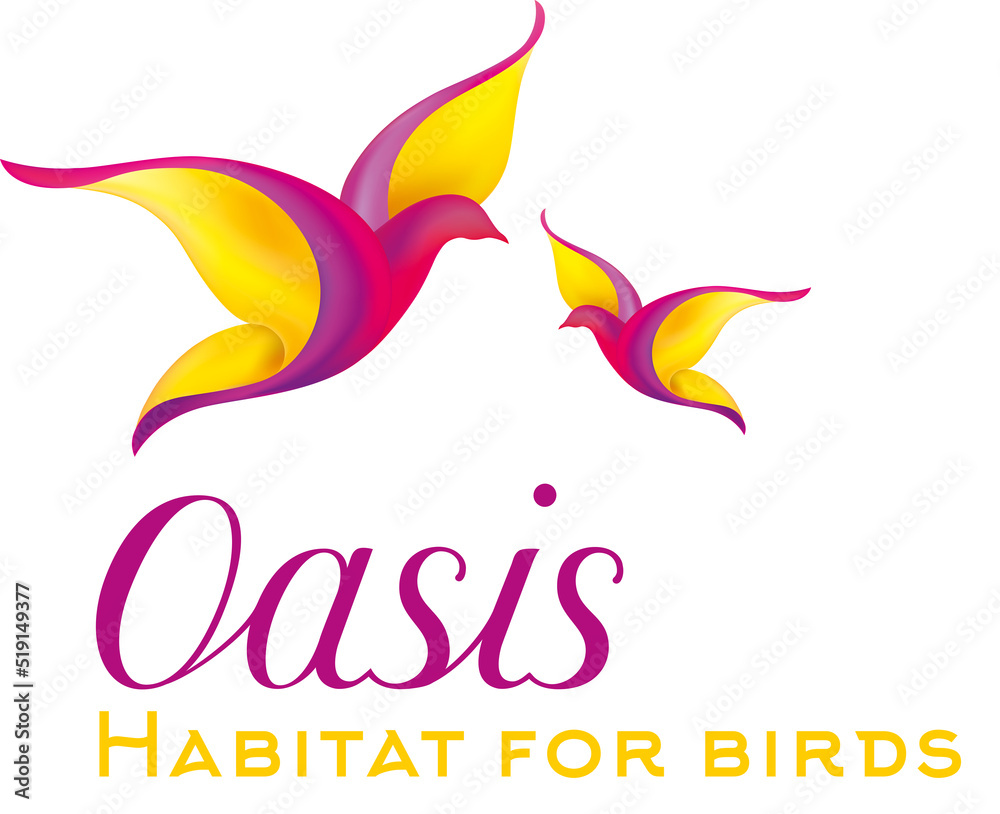 Bird logo. Can be used for your item or Bird logo. Can be used for your item or