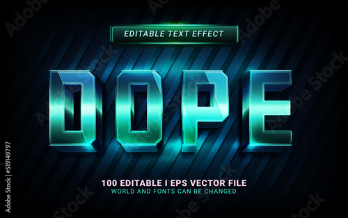 dope text effect