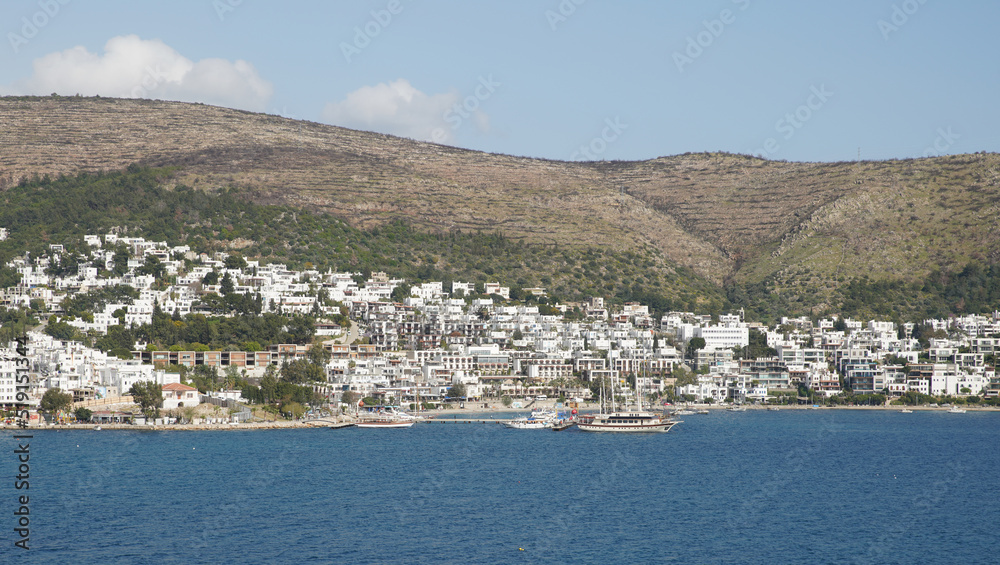 View of Bodrum Town in Turkey