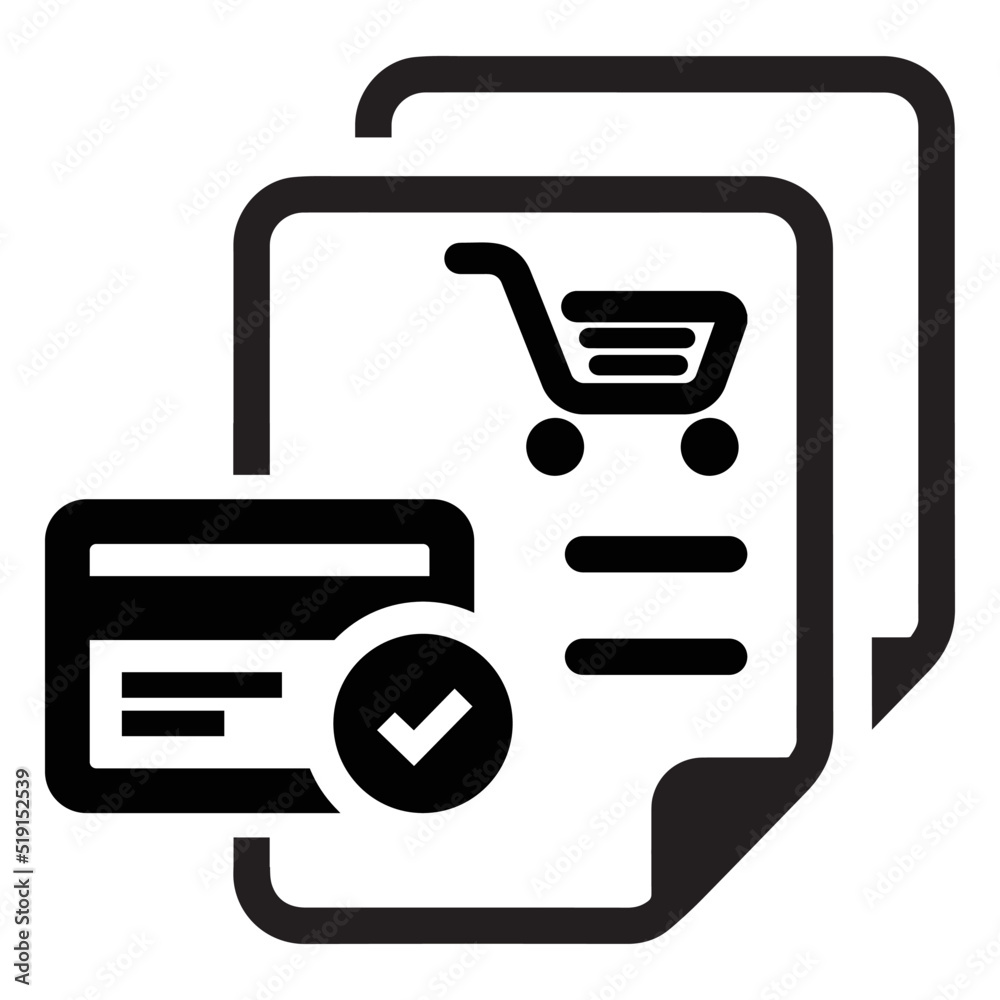 Invoice, document, paper icon Invoice, document, paper icon