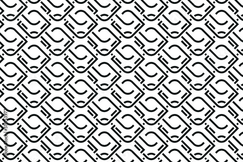 Seamless geometric pattern background