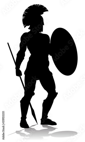 Spartan Silhouette Gladiato...
