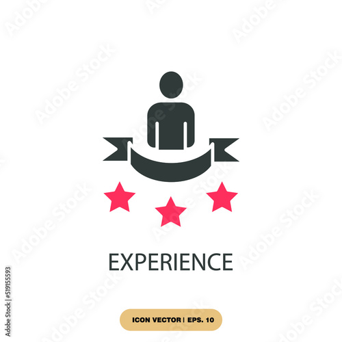 experience icons  symbol vector elements for infographic web