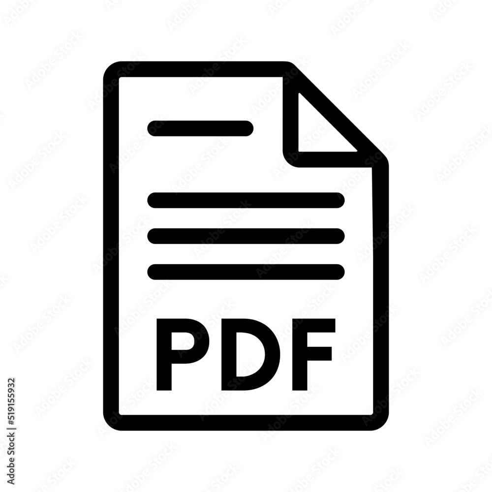 ikona pliku PDF - obrazy, fototapety, plakaty 