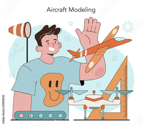 Crafting and modeling school course. Teacher learning students