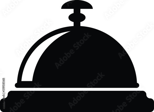 Hotel Bell Vector Icon Illustration