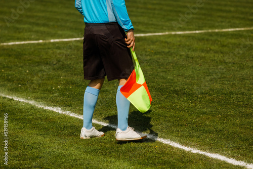 Referee of the soccer match