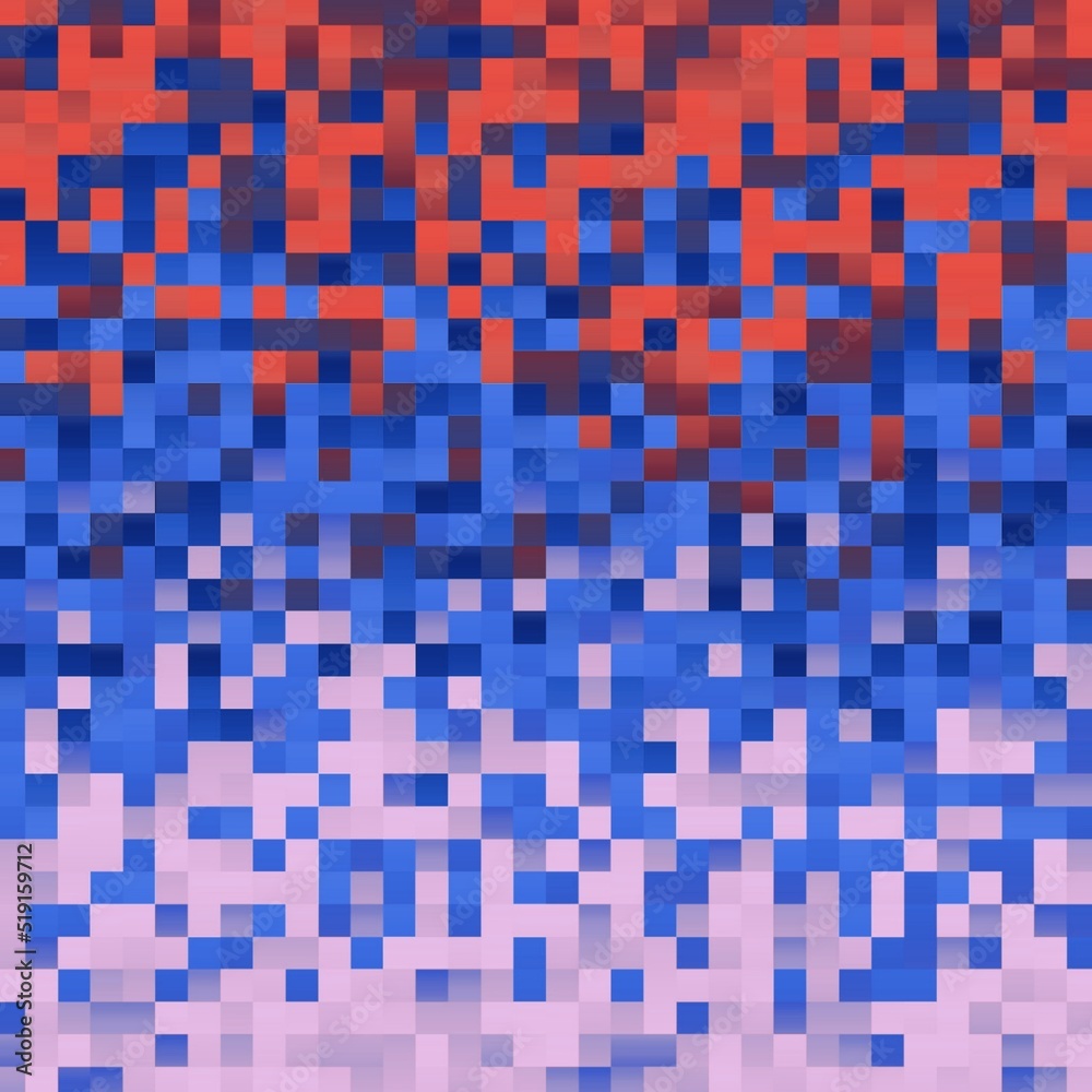 Fototapeta premium Colorful modern, beautiful, and futuristic abstract background with pixel, mosaic, or square dot pattern.