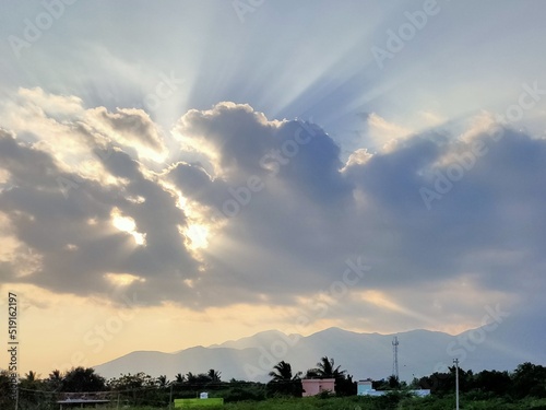 Amazing clouds of thirunelveli photo