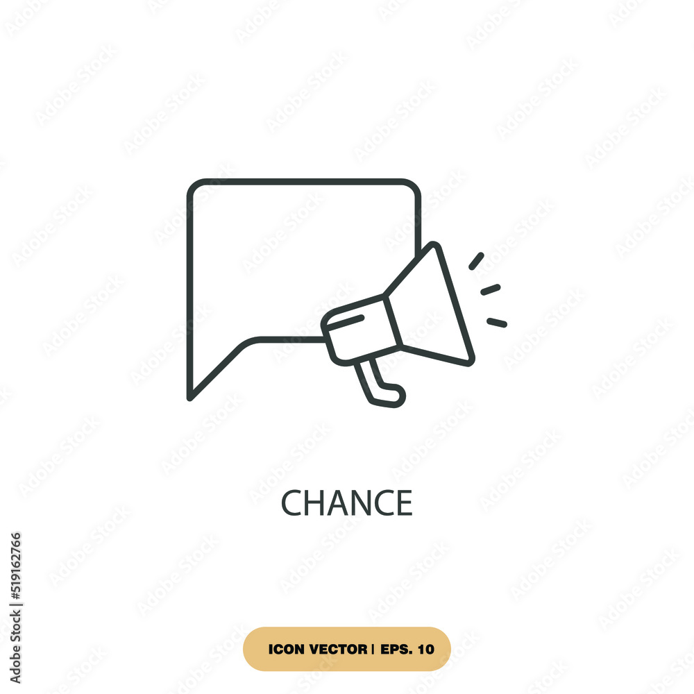 chance icons symbol vector elements for infographic web chance icons symbol vector elements for infographic web